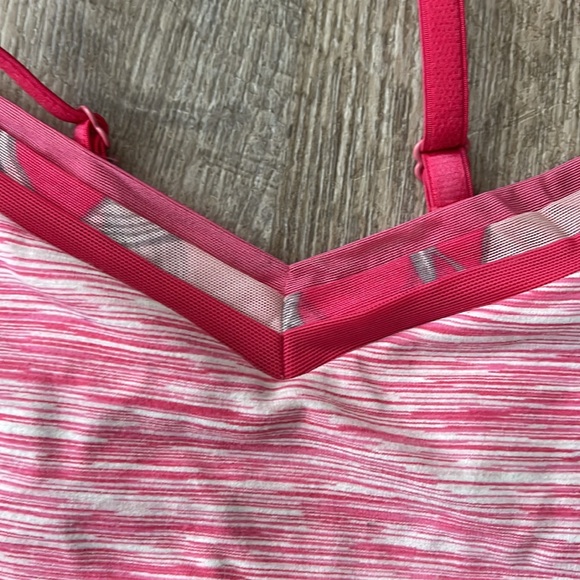 VINTAGE Lululemon Pink space dye sports bra - Picture 2 of 5